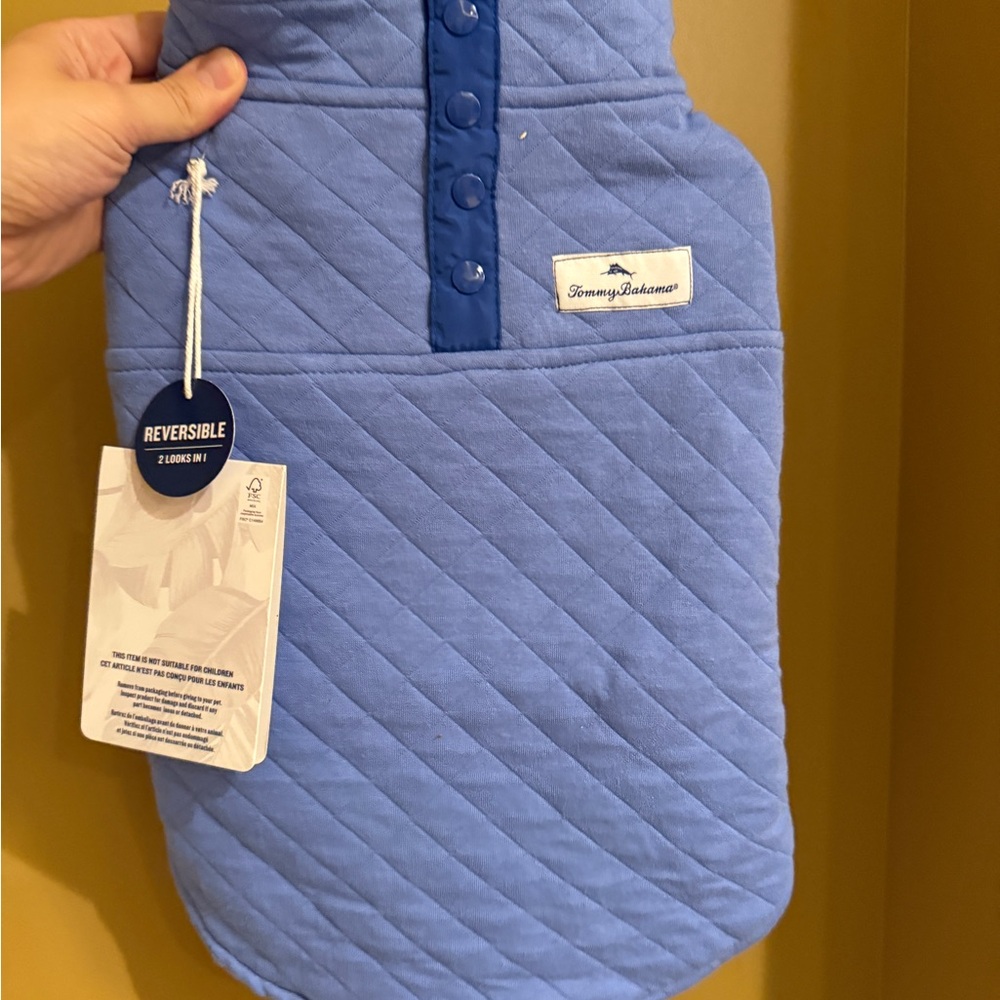 Tommy Bahama Kids Quilted Blue Vest